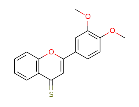 4H-1-Benzopyran-4-thione, 2-(3,4-dimethoxyphenyl)-