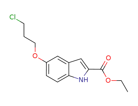 1H-Indole-2-carboxylic acid, 5-(3-chloropropoxy)-, ethyl ester