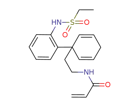 N-{2-[1-(2-ethanesulfonylamino-phenyl)-cyclohexa-2,5-dienyl]ethyl}acrylamide