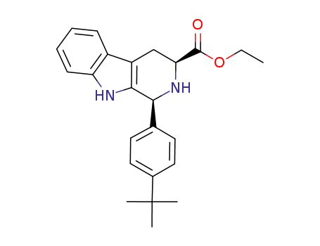 cis-1-(4-tert-butyl-phenyl)-1,2,3,4-tetrahydro-9H-β-carboline-3-carboxylic acid ethyl ester