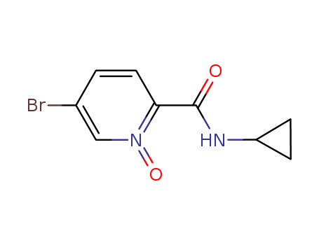 2-PYRIDINECARBOXAMIDE,5-BROMO-N-CYCLOPROPYL-,1-OXIDE