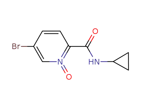 2-Pyridinecarboxamide,5-bromo-N-cyclopropyl-,1-oxide(9CI)
