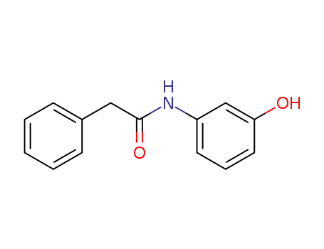 Molecular Structure of 23478-26-4 (N-(3-hydroxyphenyl)-2-phenylacetamide)