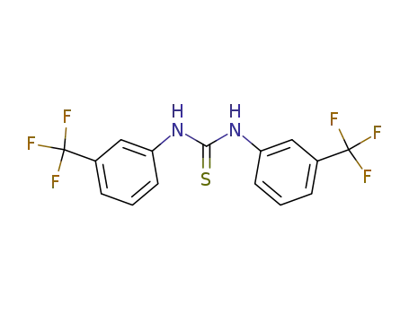 Molecular Structure of 637-19-4 (1,3-bis(3-(trifluoromethyl)phenyl)thiourea)