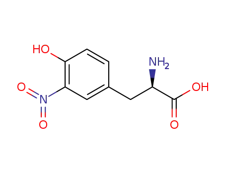 Molecular Structure of 32988-39-9 (3-NITRO-D-TYROSINE)