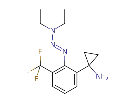 (E)-1-[2-(3,3-diethyltriaz-1-enyl)-3-(trifluoromethyl)phenyl]cyclopropanamine