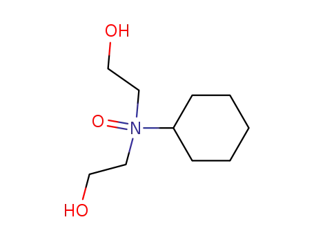 Molecular Structure of 30477-47-5 (N-cyclohexyl-N,N-bis-(2-hydroxyethyl)amine-N-oxide)