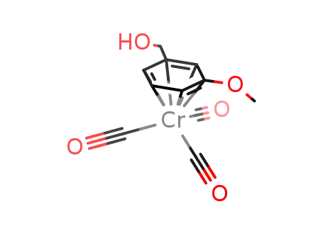 {C<sub>6</sub>H<sub>4</sub>(OCH<sub>3</sub>)(CH<sub>2</sub>OH)}Cr(CO)3