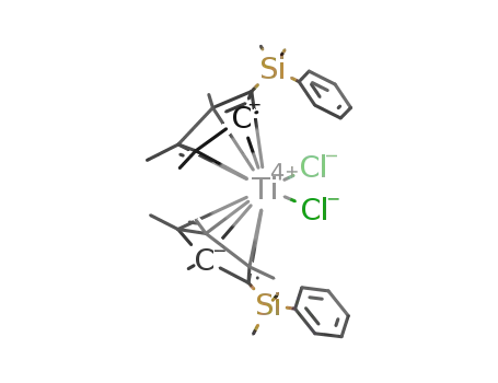 [(C<sub>6</sub>H<sub>5</sub>Si(CH<sub>3</sub>)2C(CCH<sub>3</sub>)4)2TiCl<sub>2</sub>]