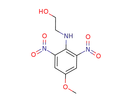 Molecular Structure of 122252-11-3 (HYDROXYETHYL-2,6-DINITRO-p-ANISIDINE)