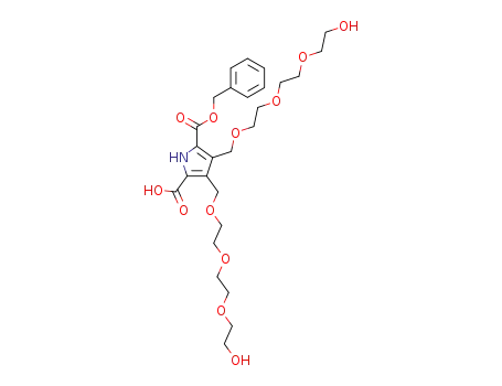 1H-Pyrrole-2,5-dicarboxylic acid,
3,4-bis[[2-[2-(2-hydroxyethoxy)ethoxy]ethoxy]methyl]-, 2-(phenylmethyl)
ester