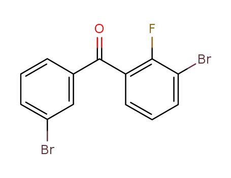 (3-bromophenyl)-(3-bromo-2-fluorophenyl)methanone