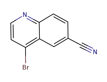 Molecular Structure of 642477-82-5 (4-Bromo-6-cyanoquinoline)