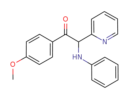 Ethanone, 1-(4-methoxyphenyl)-2-(phenylamino)-2-(2-pyridinyl)-