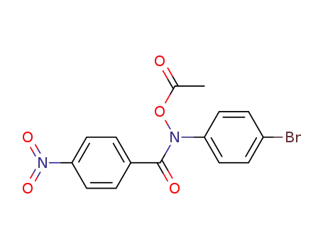 Molecular Structure of 108009-19-4 (Benzamide, N-(acetyloxy)-N-(4-bromophenyl)-4-nitro-)