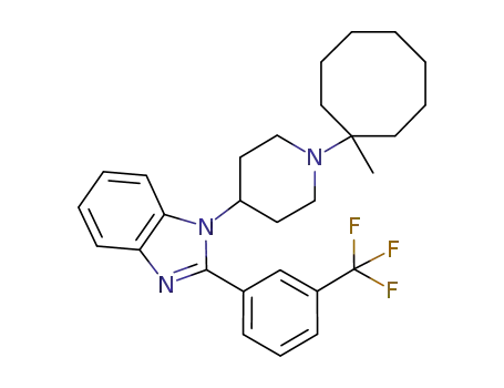 1-[1-(1-methylcyclooctyl)piperidin-4-yl]-2-[3-(trifluoromethyl)phenyl]-1H-benzimidazole