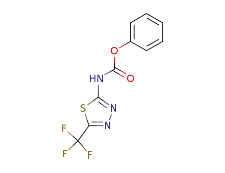 Carbamic acid, [5-(trifluoromethyl)-1,3,4-thiadiazol-2-yl]-, phenyl ester