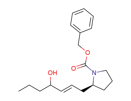 (2S)-benzyl 2-((E)-4-hydroxyhept-2-enyl)pyrrolidine-1-carboxylate