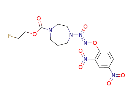 O<sub>2</sub>-(2,4-dinitrophenyl) 1-[4-(2-fluoroethoxycarbonyl)homopiperazin-1-yl]diazen-1-ium-1,2-diolate