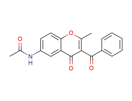 6-acetamido-3-benzoyl-2-methylchromone