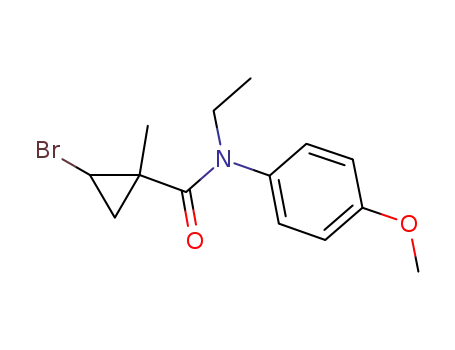 2-bromo-N-ethyl-N-(4-methoxyphenyl)-1-methylcyclopropanecarboxamide