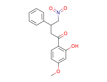 1-(2-hydroxy-4-methoxyphenyl)-4-nitro-3-phenylbutan-1-one