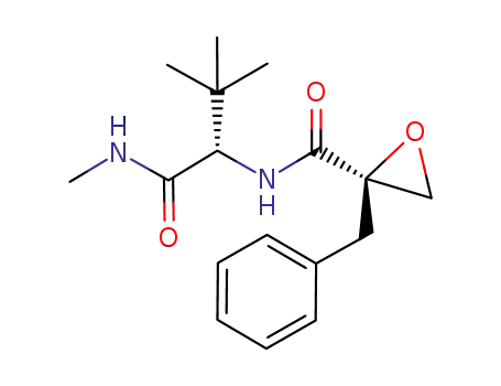 (2R)-2-benzyl-oxirane-2-carboxylic acid ((1S)-2,2-dimethyl-1-methylcarbamoylpropyl)-amide