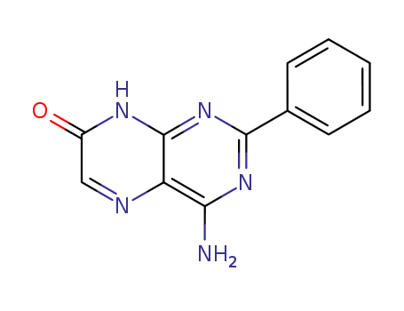 Molecular Structure of 29984-62-1 (7(1H)-Pteridinone, 4-amino-2-phenyl-)