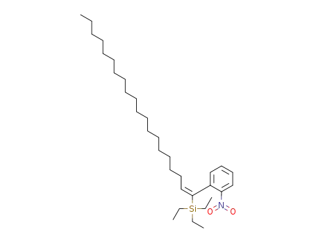 triethyl((E)-1-(2-nitrophenyl)icos-1-enyl)silane