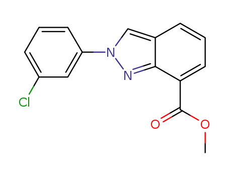methyl 2-(3-chlorophenyl)-2H-indazole-7-carboxylate