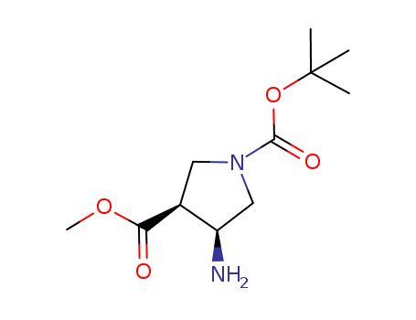 (3S,4S)-1-tert-Butyl 3-methyl 4-aminopyrrolidine-1,3-dicarboxylate