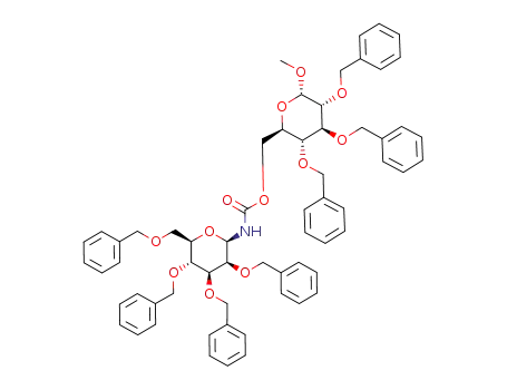 methyl 2,3,4-tri-O-benzyl-6-O-[(N-2,3,4,6-tetra-O-benzyl-β-D-mannopyranosyl)carbamoyl]-α-D-glucopyranoside