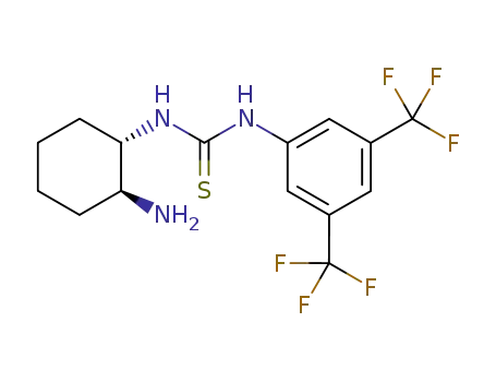 Molecular Structure of 1027476-96-5 (N-[(1S,2S)-2-aMinocyclohexyl]-N'-[3,5-bis(trifluoroMethyl)phenyl]-Thiourea)