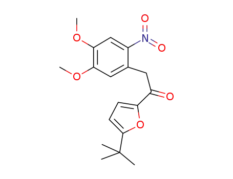 1-(5-tert-butyl-2-furyl)-2-(3,4-dimethoxy-2-nitrophenyl)ethan-1-one