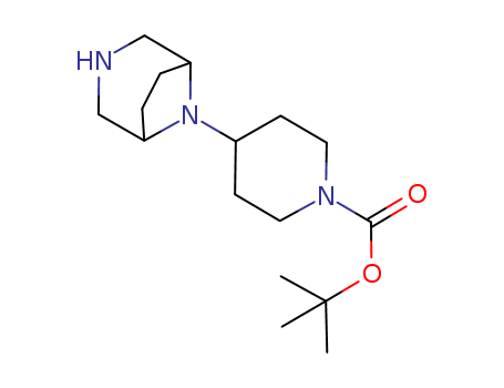 1-Piperidinecarboxylic acid, 4-(3,8-diazabicyclo[3.2.1]oct-8-yl)-, 1,1-dimethylethyl ester