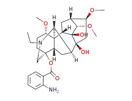 Molecular Structure of 11033-64-0 (N-deacetyllappaconitine)