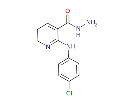 3-Pyridinecarboxylic acid, 2-[(4-chlorophenyl)amino]-, hydrazide