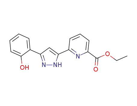 2-[3-(2-hydroxyphenyl)-1H-pyrazol-5-yl]-6-pyridinecarboxylic acid ethyl ester
