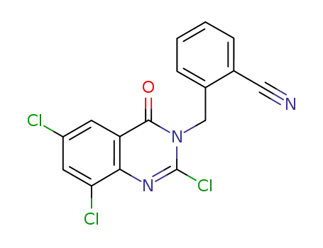 2-((2,6,8-trichloro-4-oxoquinazolin-3(4H)-yl)methyl)benzonitrile