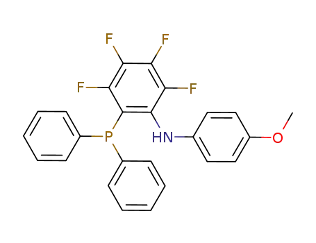 [2,3,4,5-tetrafluoro-6-(p-methoxyphenylamino)phenyl]diphenylphosphine