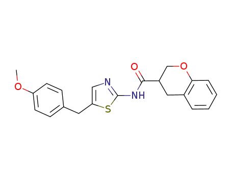 N-[5-(4-methoxybenzyl)-1,3-thiazol-2-yl]-3,4-dihydro-2H-chromene-3-carboxamide