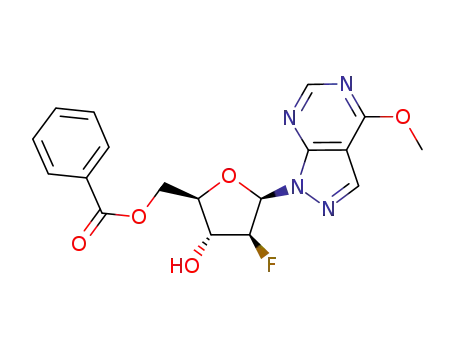 1-(5-O-benzoyl-2-deoxy-2-fluoro-β-D-arabinofuranosyl)-4-methoxy-1H-pyrazolo[3,4-d]pyrimidine