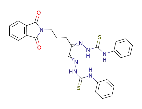 5-phthalimido-2-oxopentaldehyde bis(4-phenyl-3-thiosemicarbazide)