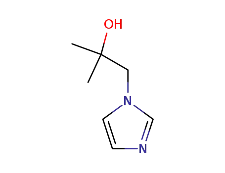 Molecular Structure of 924638-97-1 (1-(1H-imdiazol-1-yl)-2-methyl-2-propanol)