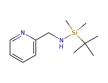 Molecular Structure of 338963-61-4 ((tert-butyl)dimethylsilyl(2-pyridylmethyl)amine)