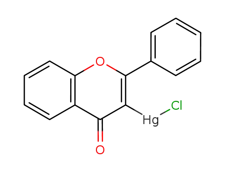 Mercury, chloro(4-oxo-2-phenyl-4H-1-benzopyran-3-yl)-