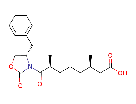 (4S,2'S,6'R)-3-(2',6'-dimethyl-7'-carboxyheptanoyl)-4-phenylmethyl-1,3-oxazolidin-2-one