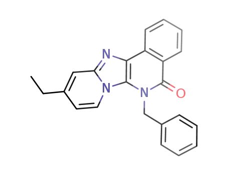 6-benzyl-9-ethylpyrido[2',1':2,3]imidazo[4,5-c]isoquinolin-5(6H)-one