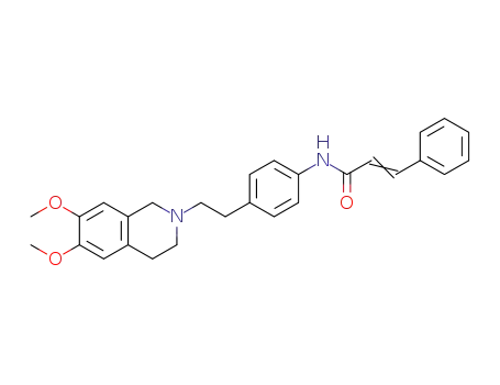 N-(4-(2-(6,7-dimethoxy-3,4-dihydroisoquinolin-2(1H)-yl)ethyl)phenyl)cinnamamide