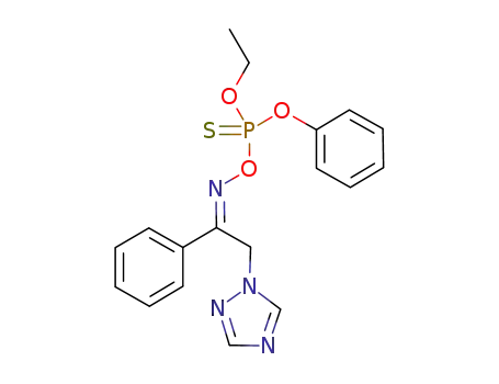 O-ethyl, O-phenyl, O-(Z-[1-phenyl-2-(1H-1,2,4-triazol-1-yl)ethylidene]amino) phosphorothioate